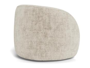 Moderne draaibare lounge fauteuil beige