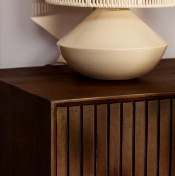 TV meubel Stripe donkerbruin 210 cm