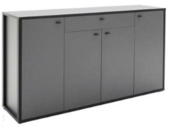 Lux dressoir grijs antraciet