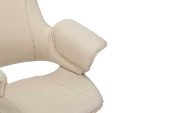 Design bureaustoel licht eiken creme beige