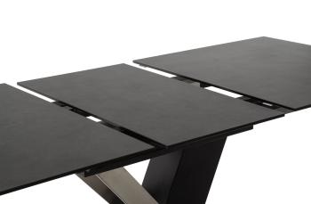 Massaro tafel antraciet keramiek 160-210 cm