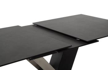 Massaro tafel antraciet keramiek 160-210 cm