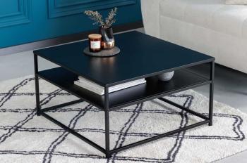 salontafel zwart metaal 70 cm