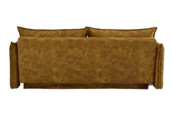 Moderne Slaapbank geel fluweel 215 cm