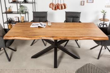 Eetkamertafel Nature boomstam acacia 220 cm