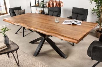 Eetkamertafel Nature boomstam acacia 220 cm