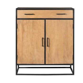 Half hoge opbergkast mangohout 115 cm