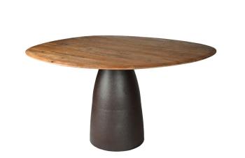 Organische eettafel Espresso 140 cm