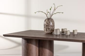 moderne eettafel walnoot bruin 210 cm