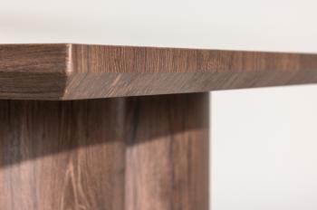 moderne eettafel walnoot bruin 210 cm