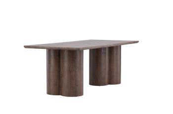moderne eettafel walnoot bruin 210 cm