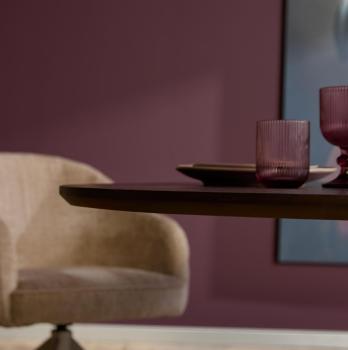 organische massief eiken eetkamertafel donkerbruin 210 cm