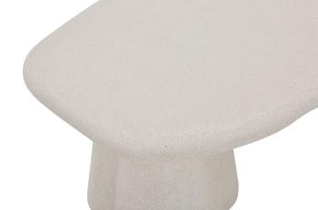 organische salontafel cement 130 cm