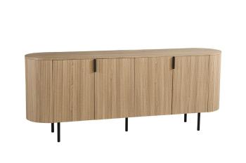 Ovaal dressoir eiken kleur 200 cm