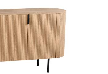 Ovaal dressoir eiken kleur 200 cm