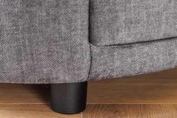 Ovaal Nachtkastje grijs met verlichting 55 cm