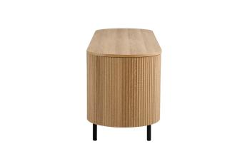 ovaal TV meubel eiken kleur 160 cm