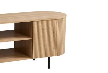 ovaal TV meubel eiken kleur 160 cm