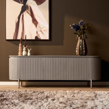 Modern design tv meubel taupe 165 cm