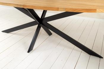 Ovale tafel mangohout 240 cm