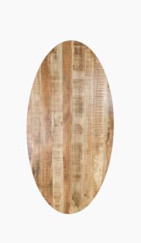 tafel ovaal mangohout 180 cm