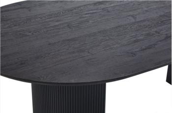 ovale eettafel Lagos donkerbruin 220 cm