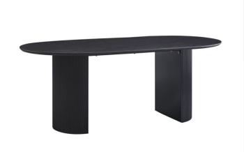 ovale eettafel Lagos donkerbruin 200 cm