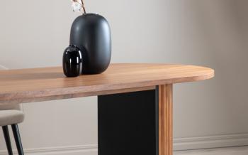 Detaol blad Ronde eettafel walnoot 130 cm