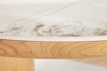 ovale eettafel eiken kleur met keramiek tafelblad keramiek 200 cm