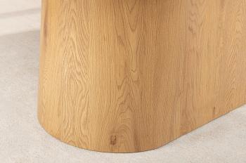 ovale eettafel eiken kleur met keramiek tafelblad keramiek 200 cm