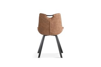 Eetkamerstoel bruin vintage
