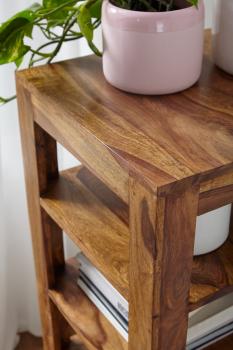Plantentafel sheesham hout met vier schappen