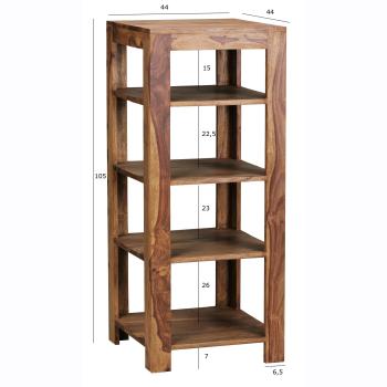 Plantentafel sheesham hout met vier schappen