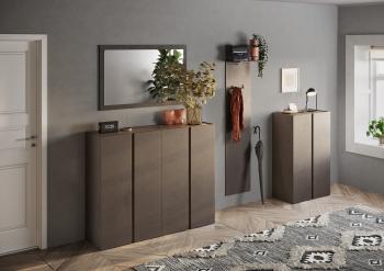 schoenenkast brons eiken mercure 70 cm