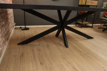 tafel mango zwart 200 cm