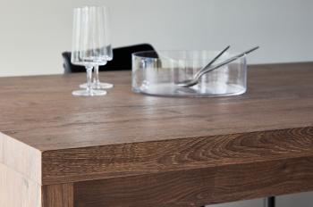 Eettafel walnoot bruin 200 cm