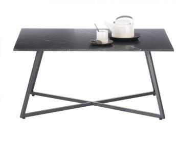 salontafel zwart natuursteen 95 cm