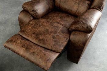Relaxfauteuil bruin vintage kunstleder