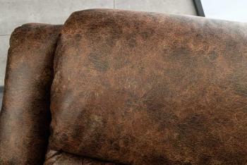 Relaxfauteuil bruin vintage kunstleder
