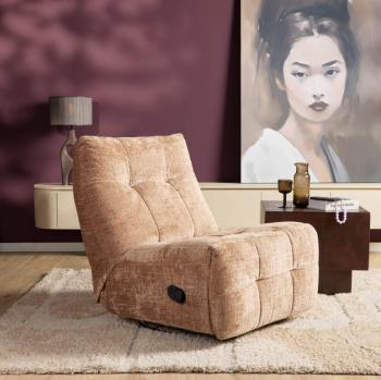 Draaibare relaxfauteuil cinnamon
