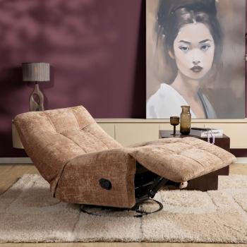 Draaibare relaxfauteuil cinnamon