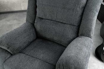 Relaxfauteuil grijs stof