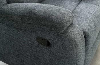 Relaxfauteuil grijs stof