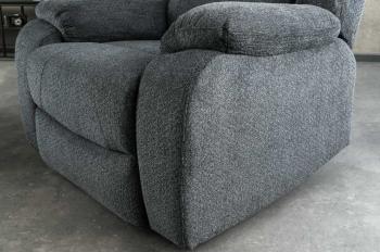 Relaxfauteuil grijs stof