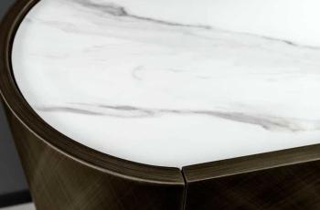 Scharnieren van illusion sideboard bruin