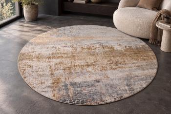 Rond vloerkleed patina greige zand taupe 150 cm