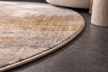 Rond vloerkleed patina greige zand taupe 150 cm
