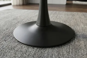 ronde bistro tafel wit keramiek 80 cm