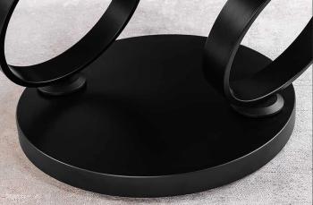 keramiek salontafel draaibaar wit en grijs keramiek 80-133 cm