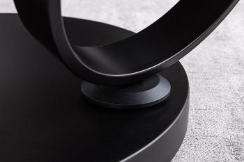 Draaibare salontafel wit keramiek 80-133 cm